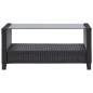 vidaXL Set de sofás de jardín 6 piezas y cojines ratán sintético negro vidaXL Set de sofás de jardín 6 piezas y cojines ratán sintético negro