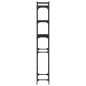 vidaXL Estantería para lavadora madera ingeniería negra 67x25x163 cm vidaXL Estantería para lavadora madera ingeniería negra 67x25x163 cm
