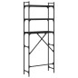 vidaXL Estantería para lavadora madera ingeniería negra 67x25x163 cm vidaXL Estantería para lavadora madera ingeniería negra 67x25x163 cm