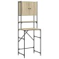 vidaXL Armario de lavadora color roble Sonoma 68x48,5x194 cm