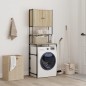 vidaXL Armario de lavadora color roble Sonoma 68x48,5x194 cm
