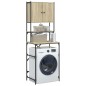 vidaXL Armario de lavadora color roble Sonoma 68x48,5x194 cm