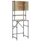 vidaXL Armario de lavadora color roble Sonoma 68x48,5x194 cm