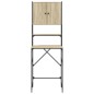 vidaXL Armario de lavadora color roble Sonoma 68x48,5x194 cm