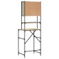 vidaXL Armario de lavadora color roble Sonoma 68x48,5x194 cm