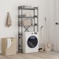 vidaXL Estantería lavadora madera ingeniería gris Sonoma 67x25x163 cm vidaXL Estantería lavadora madera ingeniería gris Sonoma 67x25x163 cm