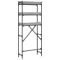 vidaXL Estantería lavadora madera ingeniería gris Sonoma 67x25x163 cm vidaXL Estantería lavadora madera ingeniería gris Sonoma 67x25x163 cm