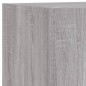 vidaXL Muebles TV pared con LED 5 pzas madera ingeniería gris Sonoma vidaXL Muebles TV pared con LED 5 pzas madera ingeniería gris Sonoma
