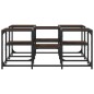 vidaXL Mesa de centro madera de ingeniería roble marrón 91x91x40 cm vidaXL Mesa de centro madera de ingeniería roble marrón 91x91x40 cm