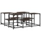 vidaXL Mesa de centro madera de ingeniería roble marrón 91x91x40 cm vidaXL Mesa de centro madera de ingeniería roble marrón 91x91x40 cm