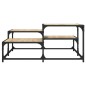 vidaXL Mesa de centro madera ingeniería roble Sonoma 87,5x87,5x40 cm