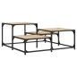 vidaXL Mesa de centro madera ingeniería roble Sonoma 87,5x87,5x40 cm