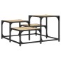 vidaXL Mesa de centro madera de ingeniería roble Sonoma 68x68x40 cm vidaXL Mesa de centro madera de ingeniería roble Sonoma 68x68x40 cm