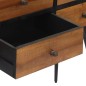 vidaXL Mesa consola con cajones teca maciza reciclada 116x30x76 cm vidaXL Mesa consola con cajones teca maciza reciclada 116x30x76 cm