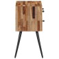 vidaXL Mesita de noche madera maciza de teca 47x31,5x60 cm vidaXL Mesita de noche madera maciza de teca 47x31,5x60 cm