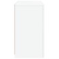 vidaXL Aparador con luces LED blanco 60,5x37x67 cm vidaXL Aparador con luces LED blanco 60,5x37x67 cm