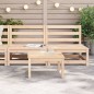 vidaXL Sofás de jardín sin reposabrazos 2 uds madera pino 70x70x67 cm vidaXL Sofás de jardín sin reposabrazos 2 uds madera pino 70x70x67 cm