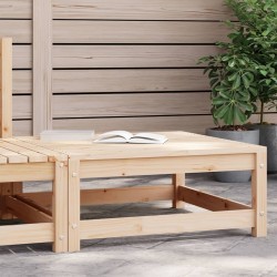 vidaXL Taburete de jardín madera maciza de pino 70x70x30 cm