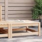 vidaXL Taburete de jardín madera maciza de pino 70x70x30 cm