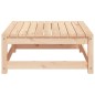 vidaXL Taburete de jardín madera maciza de pino 70x70x30 cm