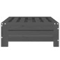 vidaXL Cubierta para base de sombrilla madera maciza de pino gris