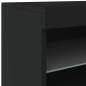 vidaXL Aparador con luces LED negro 41x37x67 cm vidaXL Aparador con luces LED negro 41x37x67 cm