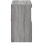vidaXL Aparador con luces LED gris Sonoma 81x37x67 cm vidaXL Aparador con luces LED gris Sonoma 81x37x67 cm