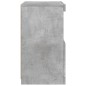 vidaXL Aparador con luces LED gris hormigón 41x37x67 cm vidaXL Aparador con luces LED gris hormigón 41x37x67 cm