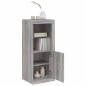 vidaXL Aparador con luces LED gris Sonoma 41x37x100 cm vidaXL Aparador con luces LED gris Sonoma 41x37x100 cm