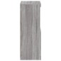 vidaXL Aparador con luces LED gris Sonoma 41x37x100 cm vidaXL Aparador con luces LED gris Sonoma 41x37x100 cm