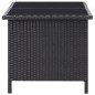 vidaXL Set muebles de jardín 6 piezas y cojines ratán sintético negro vidaXL Set muebles de jardín 6 piezas y cojines ratán sintético negro