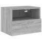 vidaXL Muebles de TV de pared 5 pzas madera de ingeniería gris Sonoma