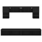 vidaXL Muebles de TV de pared con LED 6 pzas madera ingeniería negro vidaXL Muebles de TV de pared con LED 6 pzas madera ingeniería negro
