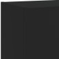 vidaXL Muebles de TV de pared con LED 5 pzas madera ingeniería negro vidaXL Muebles de TV de pared con LED 5 pzas madera ingeniería negro