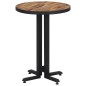 vidaXL Mesa de terraza redonda teca reciclada maciza Ø55x76 cm vidaXL Mesa de terraza redonda teca reciclada maciza Ø55x76 cm