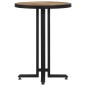 vidaXL Mesa de terraza redonda teca reciclada maciza Ø55x76 cm vidaXL Mesa de terraza redonda teca reciclada maciza Ø55x76 cm
