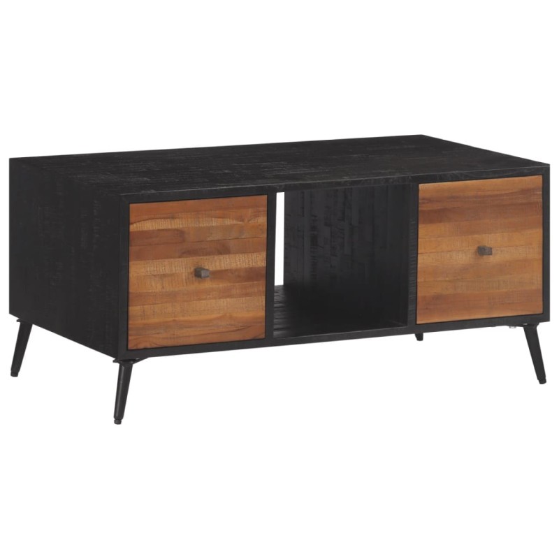 vidaXL Mesa de centro teca reciclada maciza 90x50x41 cm vidaXL Mesa de centro teca reciclada maciza 90x50x41 cm