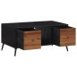vidaXL Mesa de centro teca reciclada maciza 90x50x41 cm vidaXL Mesa de centro teca reciclada maciza 90x50x41 cm