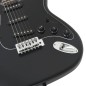 vidaXL Guitarra eléctrica para principiantes con funda negro 4/4 39" vidaXL Guitarra eléctrica para principiantes con funda negro 4/4 39"