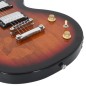 vidaXL Guitarra eléctrica principiantes con funda marrón negro 4/4 39" vidaXL Guitarra eléctrica principiantes con funda marrón negro 4/4 39"