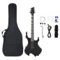 vidaXL Guitarra eléctrica para principiantes con funda negro 4/4 39" vidaXL Guitarra eléctrica para principiantes con funda negro 4/4 39"