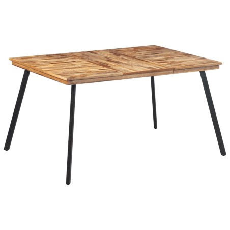 vidaXL Mesa de comedor madera maciza de teca 148x97x76 cm