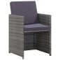 vidaXL Set comedor jardín 13 pzas ratán sintético y madera acacia gris vidaXL Set comedor jardín 13 pzas ratán sintético y madera acacia gris