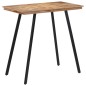 vidaXL Mesa alta de bar madera maciza de teca 110x55x105 cm