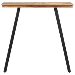 vidaXL Mesa alta de bar madera maciza de teca 110x55x105 cm