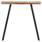 vidaXL Mesa alta de bar madera maciza de teca 110x55x105 cm