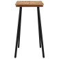 vidaXL Mesa alta de bar madera maciza de teca 110x55x105 cm