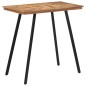 vidaXL Mesa alta de bar madera maciza de teca 110x55x105 cm