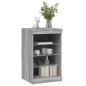 vidaXL Aparador con luces LED gris Sonoma 41x37x67 cm vidaXL Aparador con luces LED gris Sonoma 41x37x67 cm