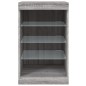 vidaXL Aparador con luces LED gris Sonoma 41x37x67 cm vidaXL Aparador con luces LED gris Sonoma 41x37x67 cm